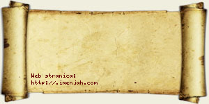 Jana Gašpar vizit kartica